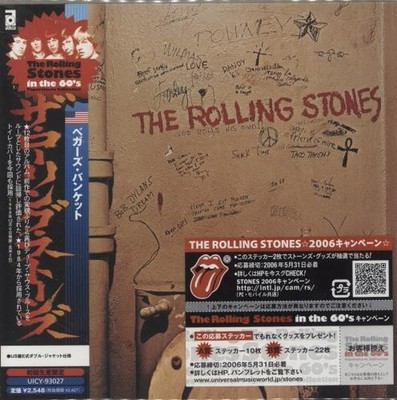 Beggars Banquet Rolling Stones CD album (CDLP) Japanese