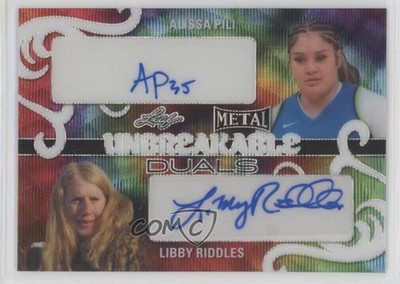 2024 Leaf Metal Women of Sport Tie-Dye Wave 1/1 Alissa Pili Rookie Auto RC wu0