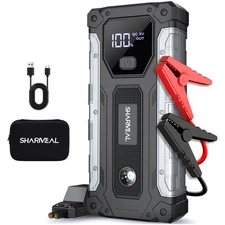 3000A Portable Car Jump Starter Battery Pack with LED Light for Emergencies