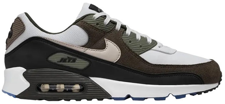 Nike Air Max 90 “New York Jets” Size 11 White/Sport Green/Black Shoes Sneakers Nike Air Max 90 New York Jets NY Sport Green White Black  main image 3