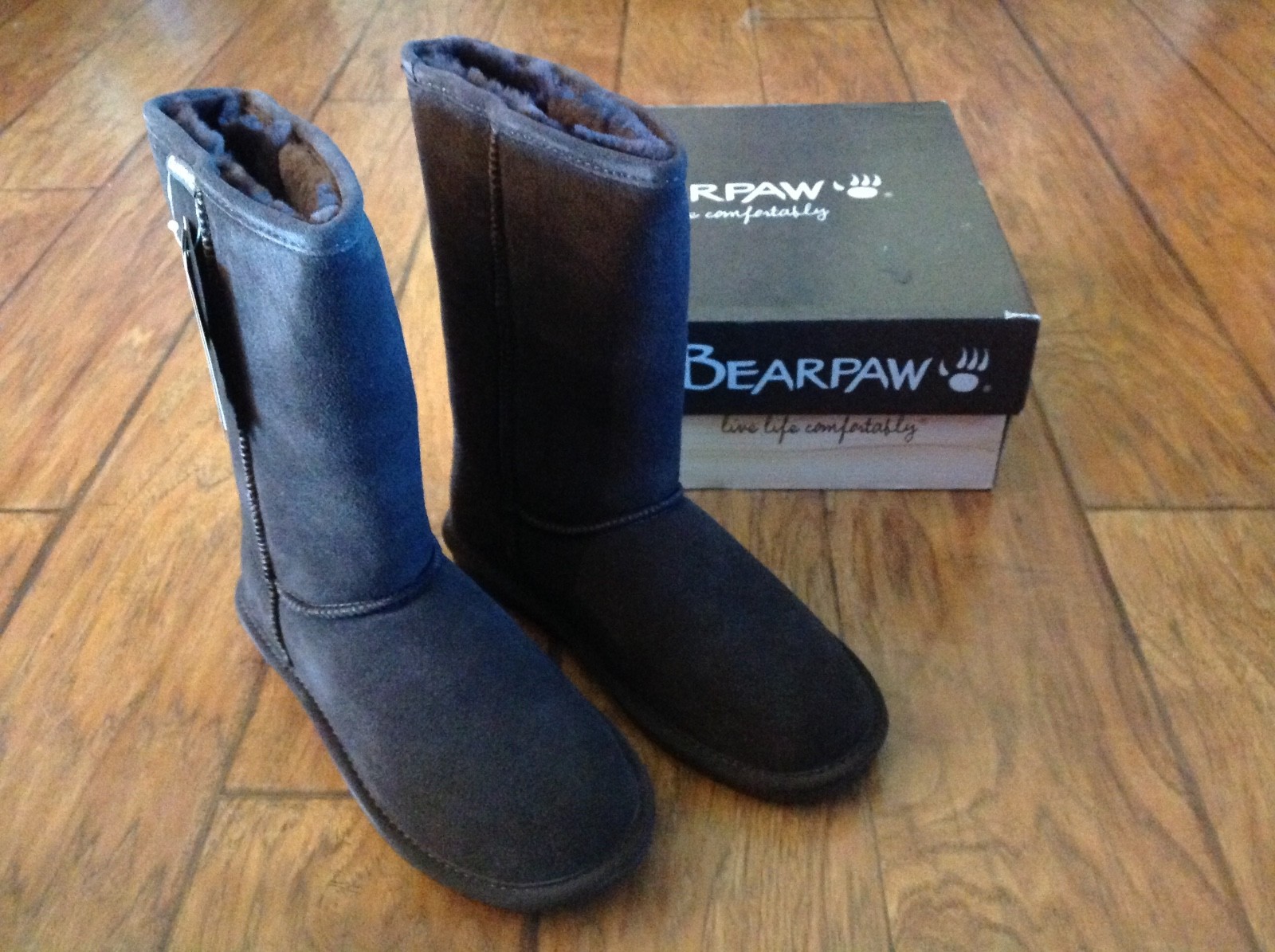 bearpaw boots size 10