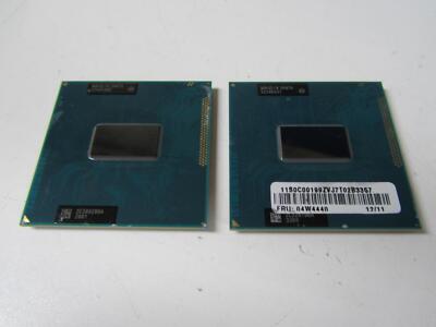 Pair of Intel Dual-Core i3-3120M 2.50GHz Socket G2 CPUs - SR0TX - Tested