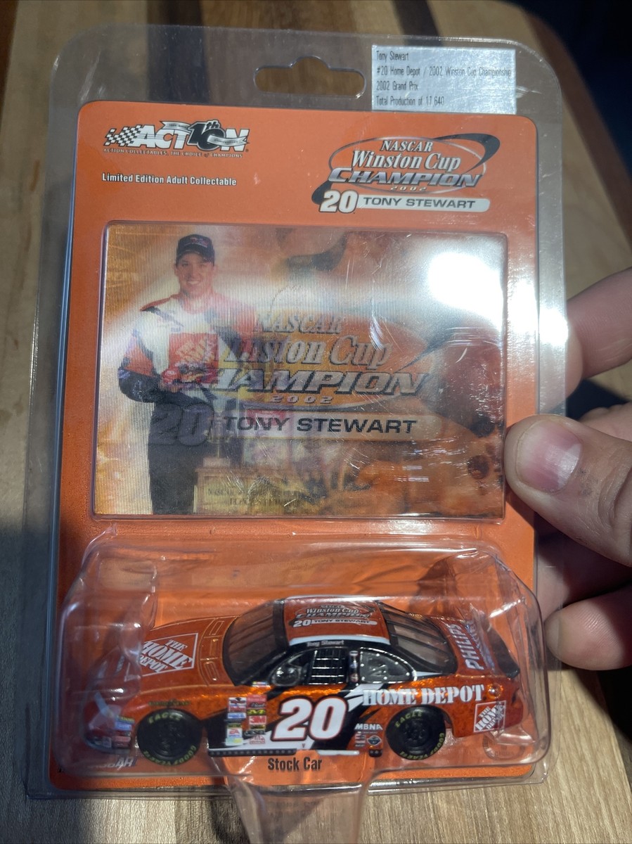 Tony Stewart 20 Home Depot 2002 Winston Cup Champion Action Nascar 1/64