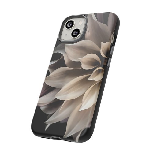 Tough Case For iPhone, Samsung Galaxy, Pixel, Cream Dahlia Flower Print - 第 54/223 張圖片