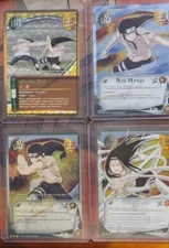 Naruto CCG Neji Hyuga Promo 140 / 240 / us009 / 095 / J-103 Foils NM - Sealed