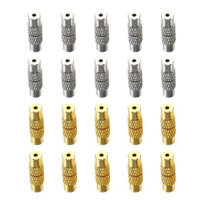 10pcs Multifunctional Tube Clasp Ends For Jewelry Making And Craft Supplies