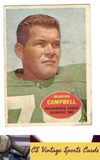 1960 Topps #90 Marion Campbell LOW GRADE/FILLER