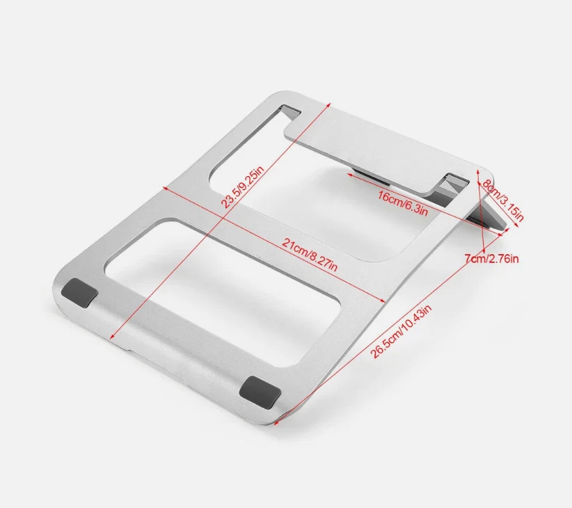 Adjustable Ergonomic Laptop Stand Portable Folding Notebook Riser Support