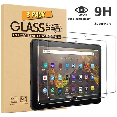 Amazon Kindle Fire HD 8 (2022) 12th Gen 2Pack Tempered Glass Screen Protector