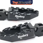 CNC BUZZ Front Foot Pegs Wide For Honda Z125M MONKEY 2018-2019