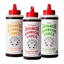 Bachan's Japanese Barbecue Sauce Hot and Spicy Yuzu Citrus And Miso Pack of 3
