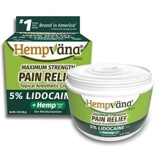Hempvana Maximum Strength Pain Relief Cream Net Wt. 3 OZ (85 g)