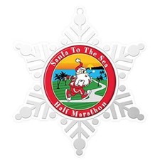 TrophyPartner Snowflake Christmas Ornament with Your Custom Artwork Pack of 50