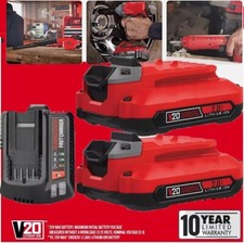 1 2PACK 2.0Ah 20V For Craftsman V20 20 Volt MAX Li-ion Battery CMCB204 CMCB202