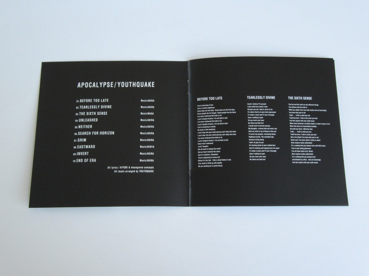 貴重盤 YOUTHQUAKE /BEYOND THE VOID OF BLACK 貴重盤 YOUTHQUAKE /BEYOND THE VOID OF BLACK 貴重盤 YOUTHQUAKE