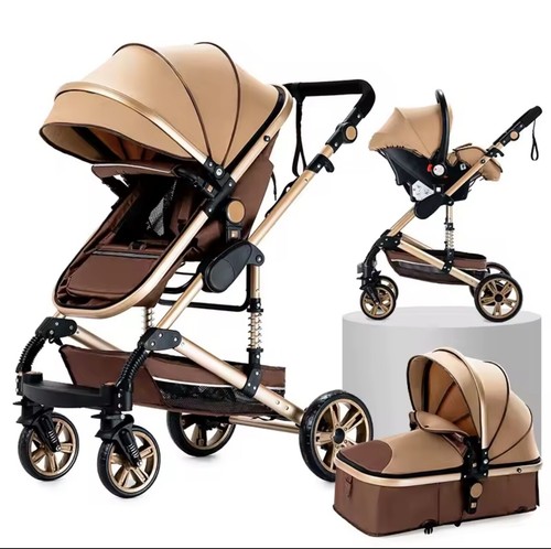 All-In-One Baby Stroller Travel System Pram Light 4 Wheel Strollers for - Picture 2 of 23