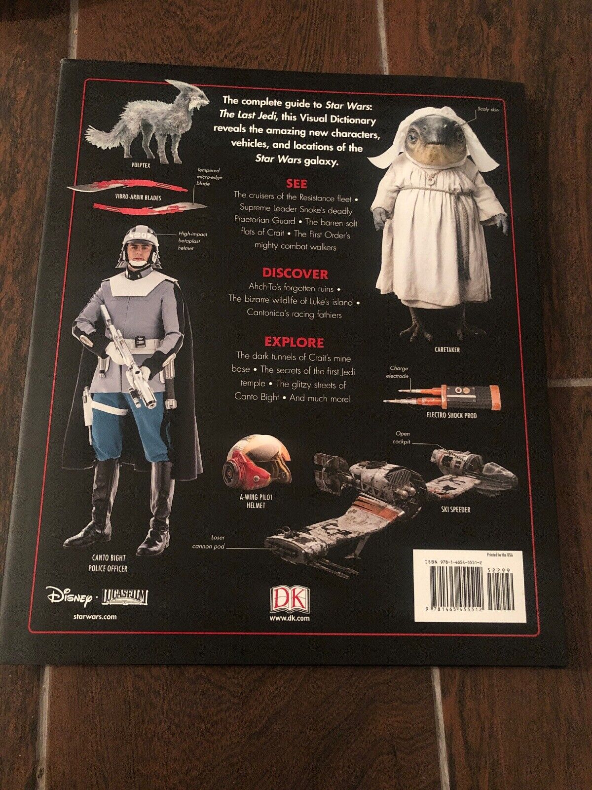 Star Wars: The Last Jedi The Visual Dictionary & Incredible Cross