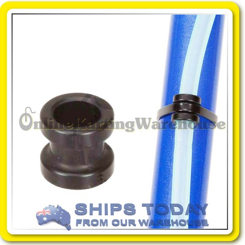 GO KART FUEL LINE HOLDER x 4 BLACK stops fuel line from crimping By