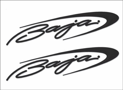 baja boats 3d logo / pair / 24