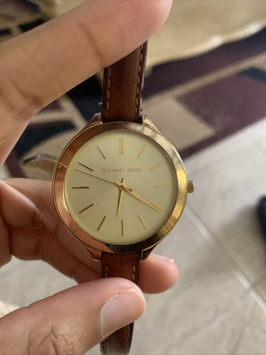 Michael Kors MK2256 Women's Slim Double Wrap Leather Strap Michael Kors MK2256 Women's Slim Double Wrap Leather Strap