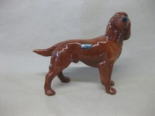 Vintage Coopercraft Irish Red Setter Figurine Ceramic Dog Ornament England