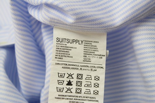 Suitsupply Try On Extra Slim Fit Hemd Knopfleiste Herren 43 / 17 - Bild 8 von 10