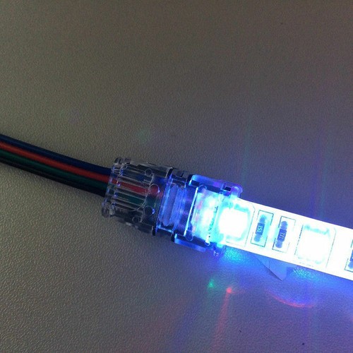 4-Pin RGB Hippo Connector Adapter Corner L T X Clip LED Strip Part for 5050 5630 - Picture 15 of 46