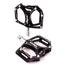 Wellgo M194 9/16" Aluminum MTB Mountain Bike Light Weight Pedals - Black