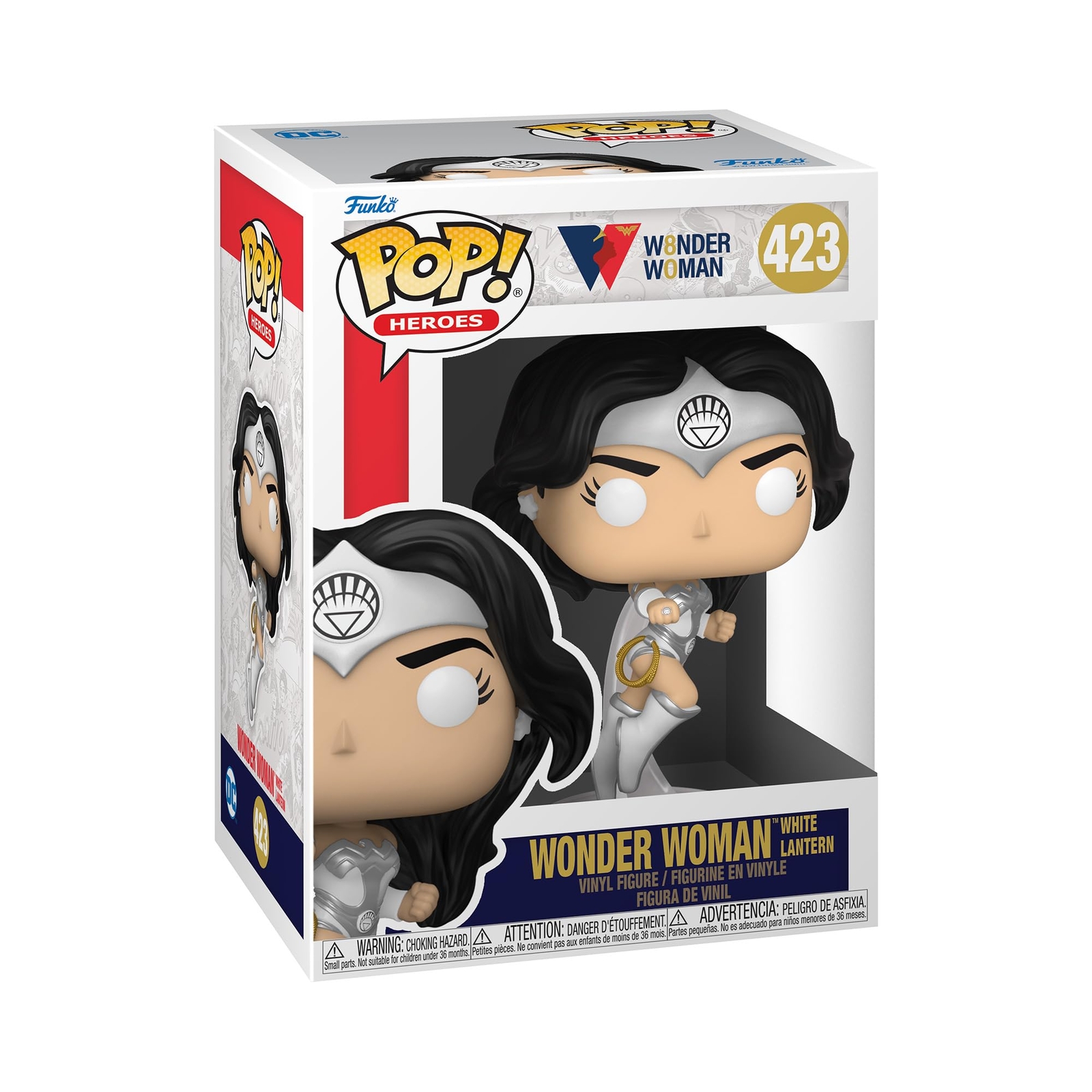 Funko Pop! Heroes: Ww 80Th-Wonder Woman - (White Lantern) - Dc Comics - Collecta