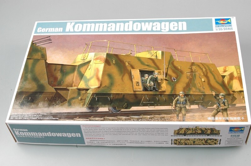 Trumpeter 01510 1:35th scale German Kommandowagen Type BP42 Railcar