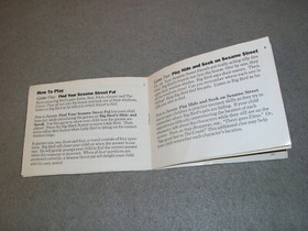 Nintendo NES Game Sesame Street Big Bird Hide & Speak w/Instructions+ WORKING