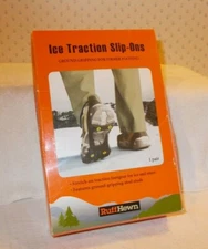 Ice Traction Slip-ons Gound Gripping Footing Shoe Covers Men's 4-7 Women's 5.5-8