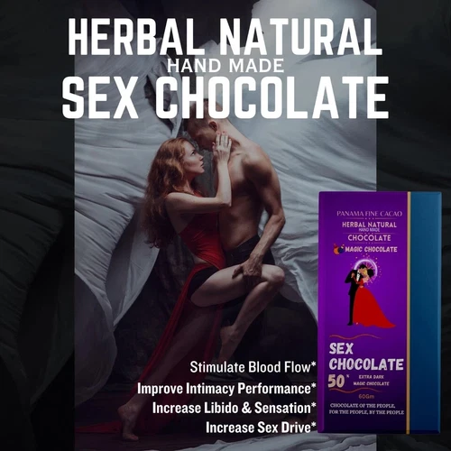 #Dark Chocolate Sexual Tabs Better Sex Perform For Men & Women 60g +