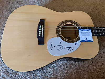 Brian May Queen Signed Autographed Acoustic Guitar Beckett Certified