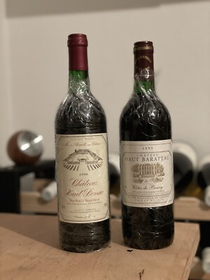 2 Flaschen Bordeaux (rot, gereift)