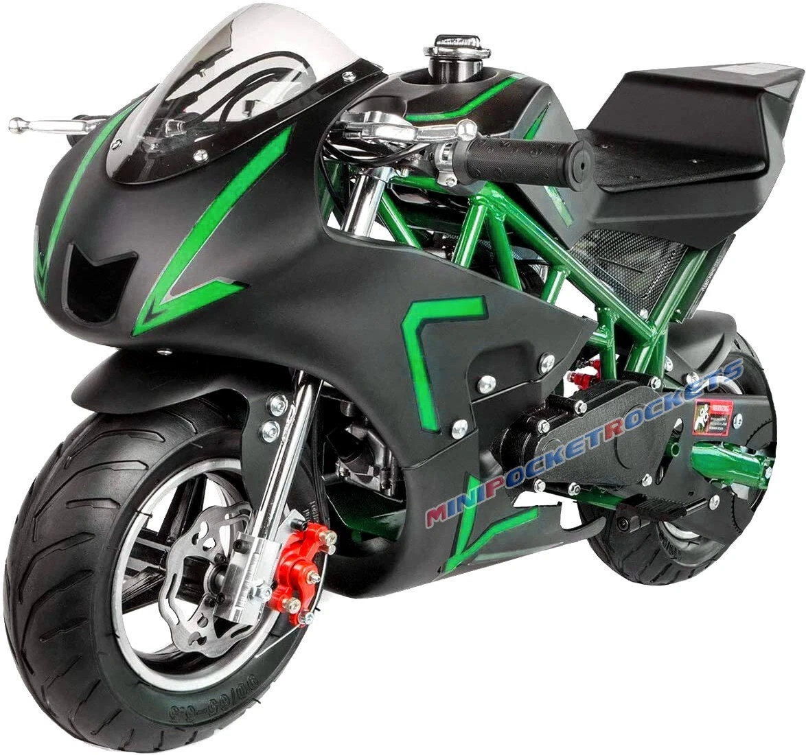 Pocket Rocket Motorcycle Gas Powered 49cc Mini Pocket Rocket Bike Max 21 MPH