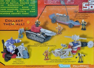 Small Soldiers Cycle Pult Chopper Tank Micro Figures Lot of 4 1998