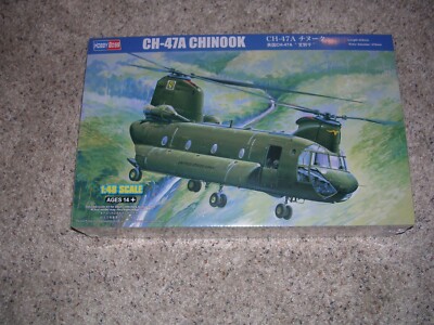 New 1/48 Hobby Boss CH-47A Chinook helicopter, factory sealed.