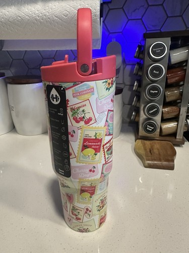 NUEVO vaso Hydrojug Sport 40 oz marca Farmers Market 🍓🌸🌼 - Imagen 2 de 4