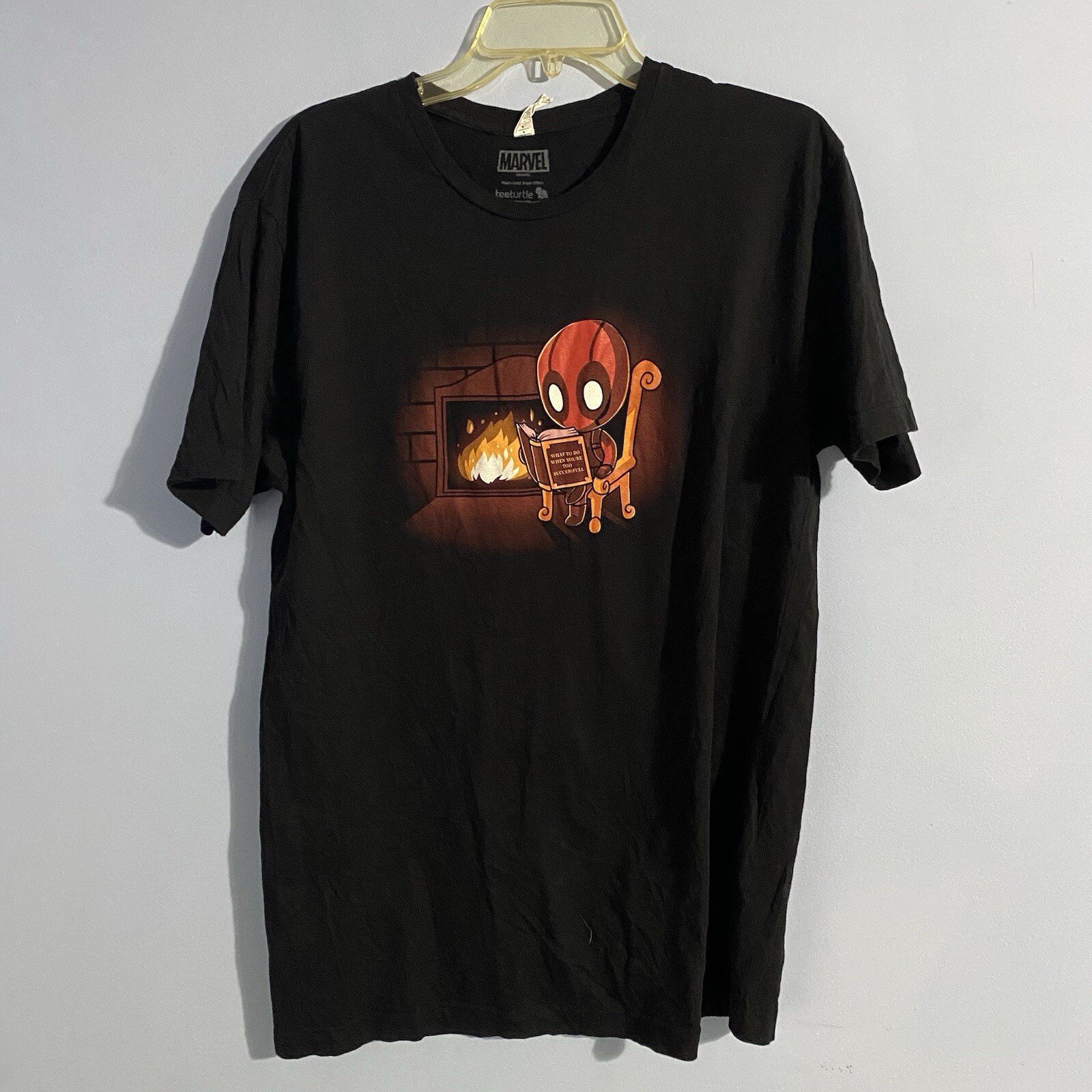 Marvel Deadpool Men’s Graphic Tee Large T-Shirt