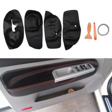 For Vw Bora Jetta Golf Mk4 4black With Red Line Door Armrest Panel Replace Trim For Vw Bora Jetta Golf Mk4 4black With Red Line Door Armrest Panel Replace Trim