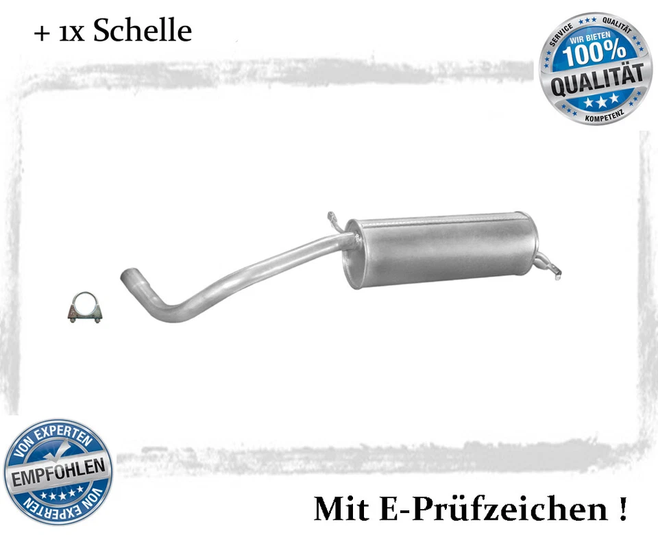 Auspuffanlage für Seat Ibiza III 6L1, IV 6J5 1.4 63KW Bj.06-11 Auspuff Schelle - Bild 4 von 4