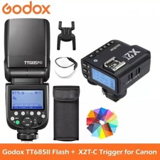 Godox TT685II-C 2.4G TTL HSS Speedlite Flash Light For Canon Godox X2T-C Trigger