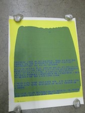 Rita Hermann 1970's  thick stock Walter Benton black light poster C669
