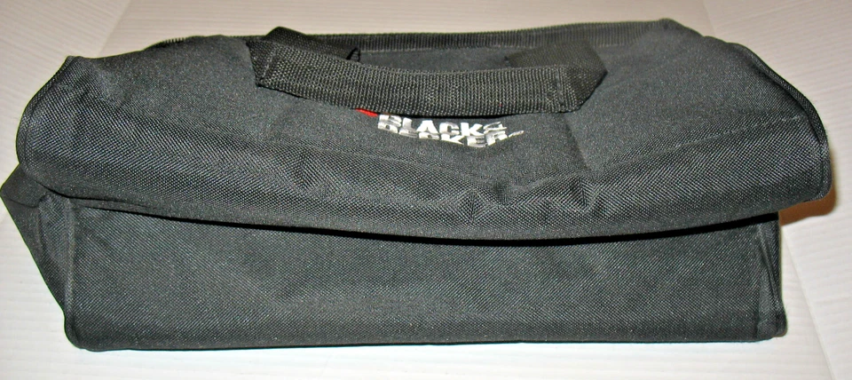 Black & Decker Shop Tool Box Storage Bag Zip Top Heavy Duty Approx 11"x15"x7" - Image 2 of 4