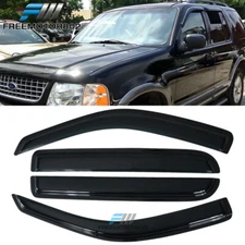 Fit 02-10 Ford Explorer 03-05 Aviator Window Visors Rain Sun Guard Deflector