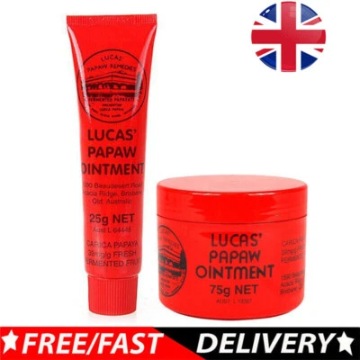 LUCAS' PAPAW UK Lucas Papaw Ointment 25/75g Paw Paw Genuine Australian Import - 2026
