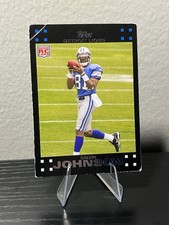 2007 Topps Rookie Calvin Johnson #320 Detroit Lions Football NFL Card . rookie card picture