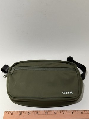 Obe  Fitness Olive Green Adjustable Shoulder Fanny Waist Pack Belt Bag Purse NWT