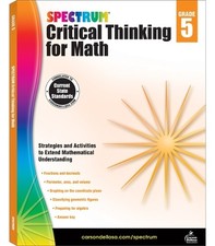 Spectrum Critical Thinking for Math, Grade 5 Paperback  UK IMPORT 